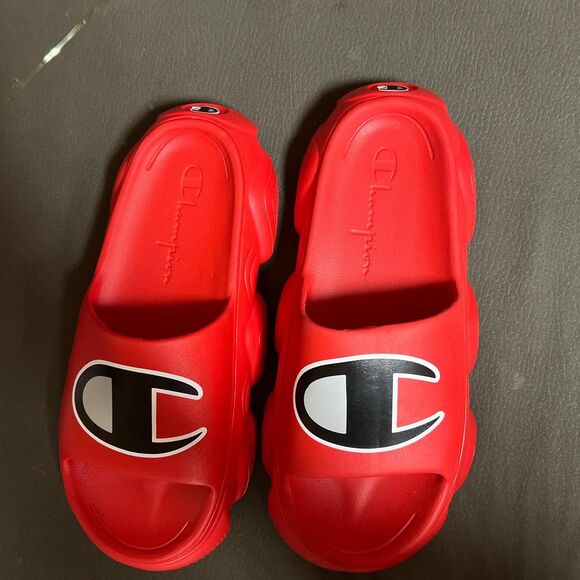 Champion Men\'s Red Slides main image 4